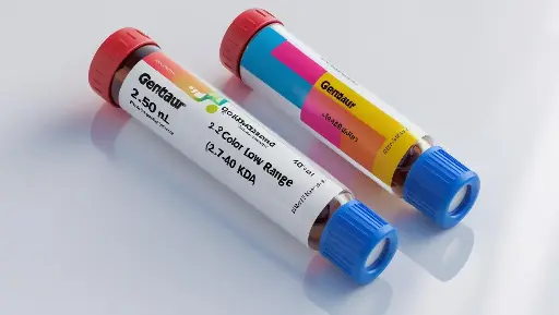 [20344ES76] GoldBand 3-color Low Range Protein Marker(2.7-40 kDa) - 2x 250 μL